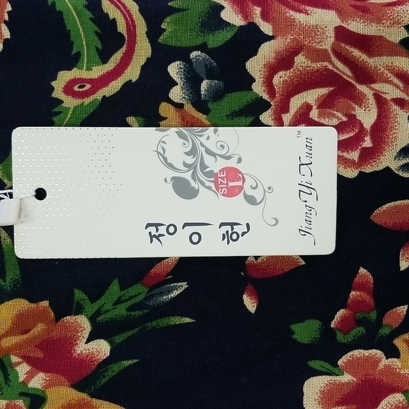 Babydoll floral dress size L - Picture 3 of 6